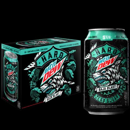Hard Mountain Dew Baja Blast available at Willow Grove Beer Store