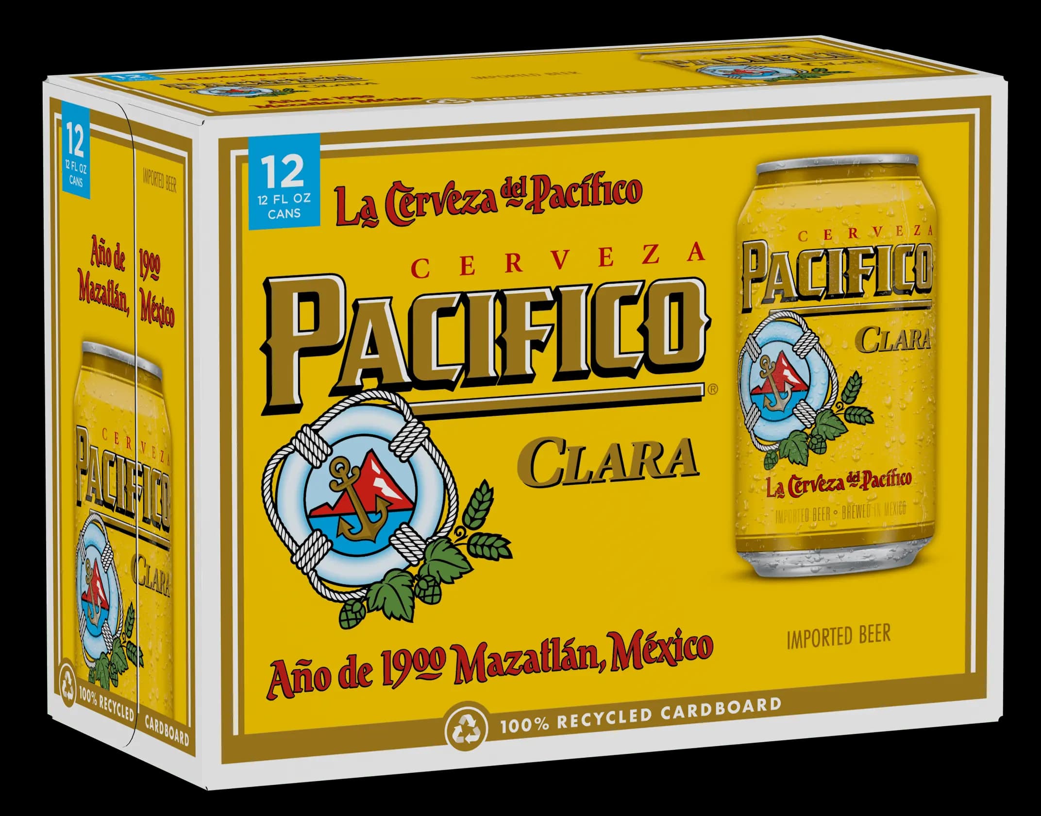 Pacifico Clara 12oz 12pk Cans