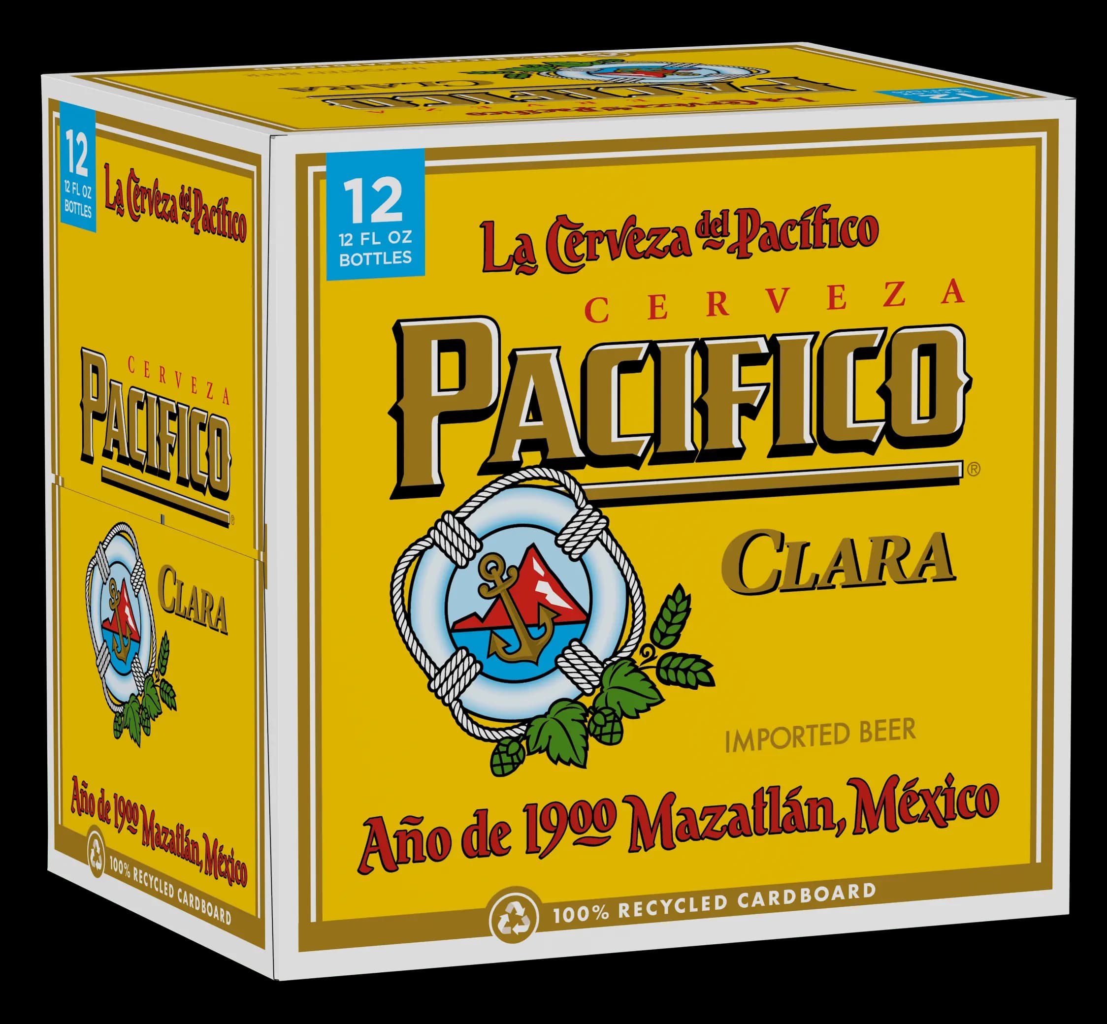 Pacifico Clara 12oz 12pk Bottles