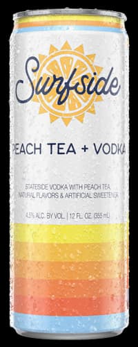 Surfside Peach Iced Tea available at Willow Grove Beer Store
