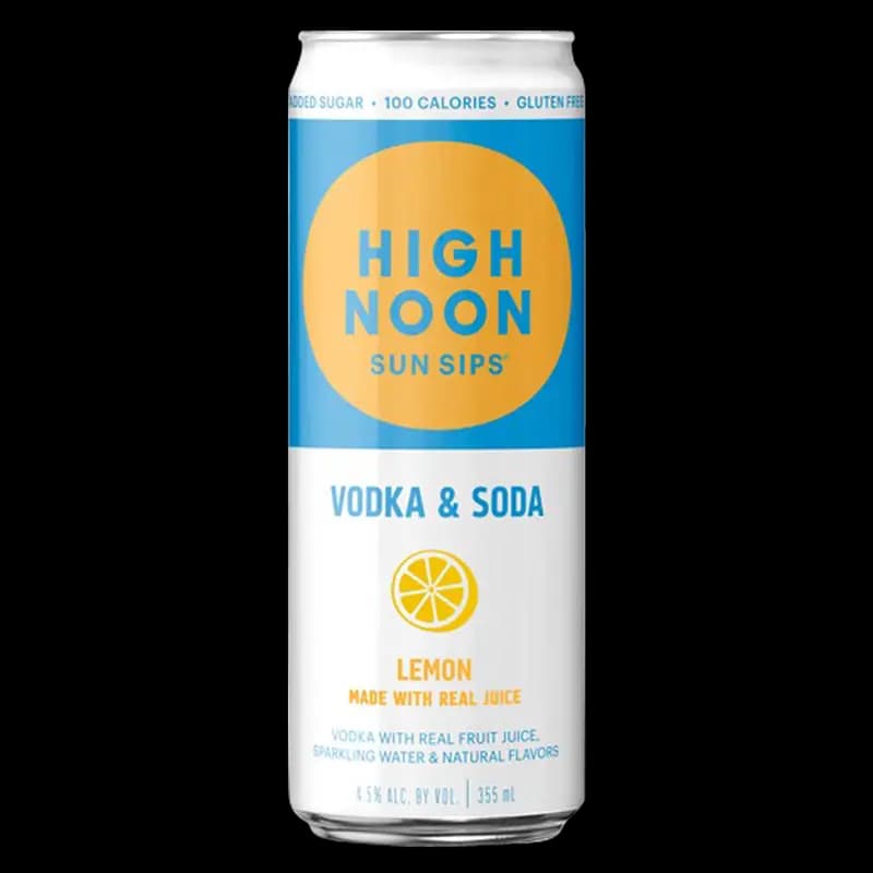 High Noon Lemon Vodka Seltzer available at Willow Grove Beer Store